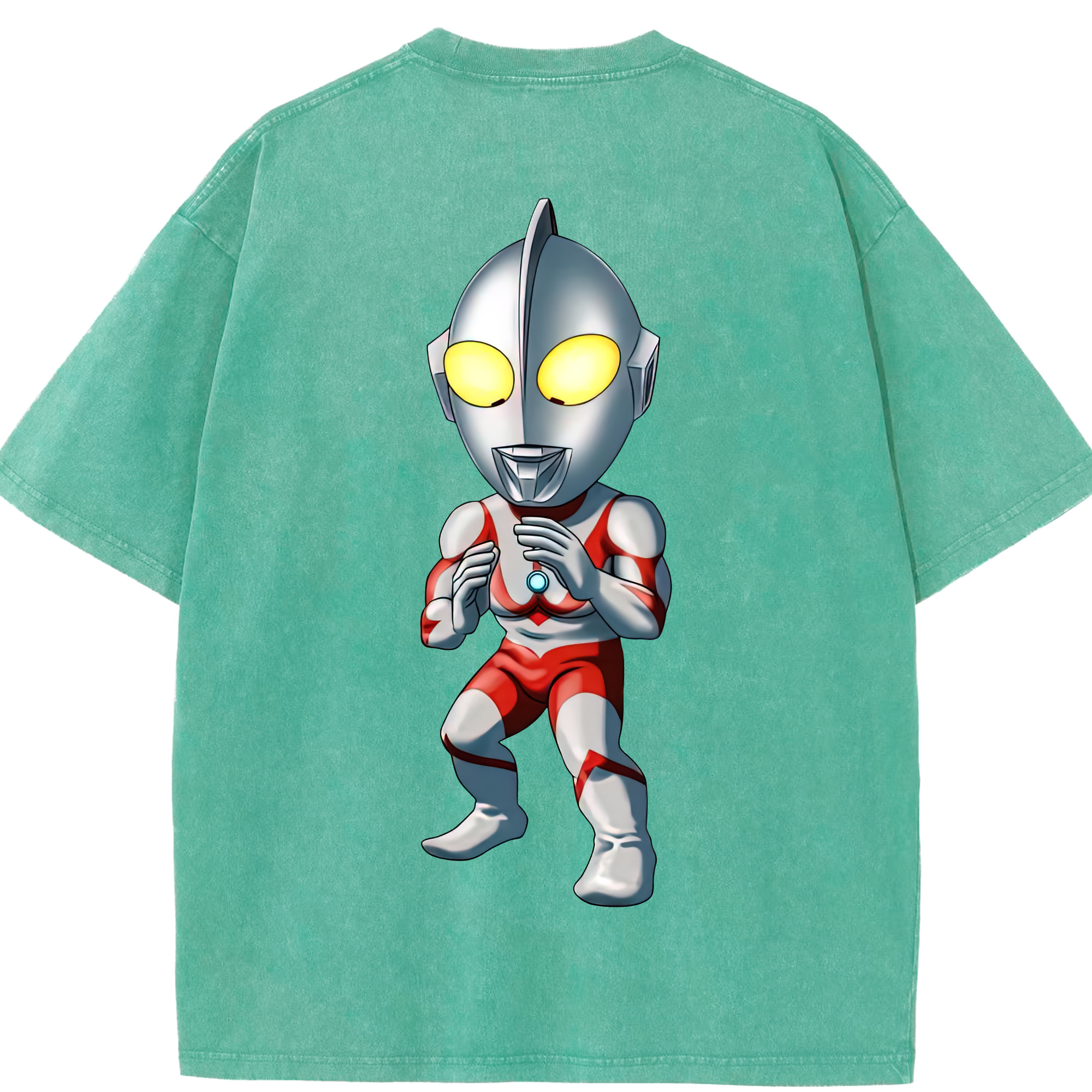 （画像用） ウルトラマン Ultraman 綿100% ヴィンテージ風 半袖Tシャツ（背面プリント）